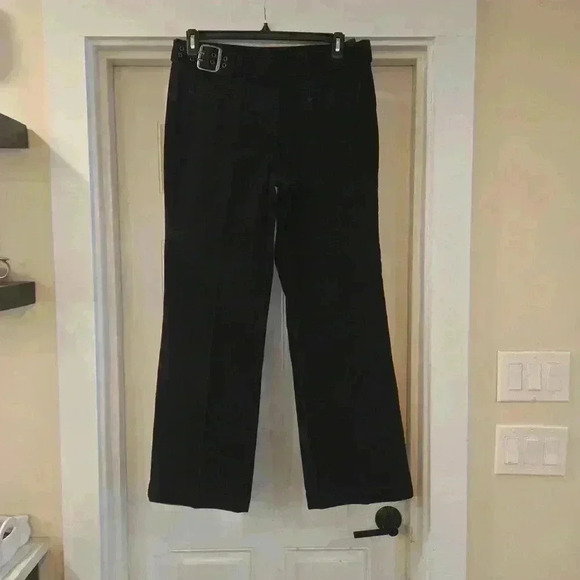 Tommy Hilfiger Y2K Low Rise Corduroy Stretch Cotton Flare Pants Black Size 10 - Picture 2 of 11